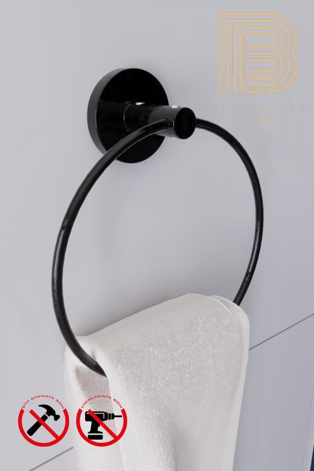 SüperLüx Yapışkanlı Ev Havluluk Düzenleyici Banyo Aksesuar Seti